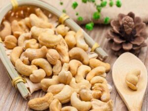 Cashew nuts sold in market