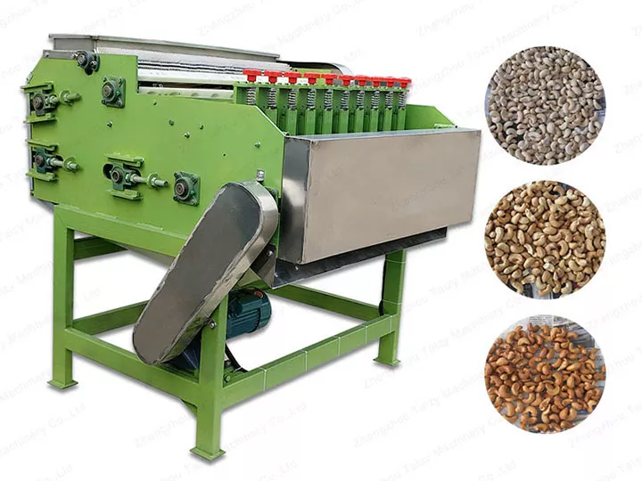 Automatic cashew shelling machine